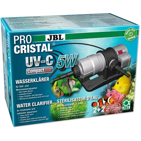 JBL PROCRISTAL UV-C Compact plus 5W- UV стерилизатор срещу помътняване на водата в аквариума 5 W 3
