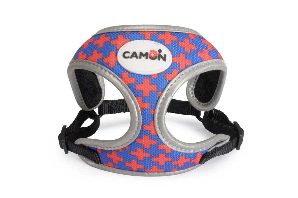 Camon Harness Bicolor Mini - Регулируем нагръдник за кучета от мини породи , вратна обиколка до 37см. и гръдна от 36 до 40 см. 2