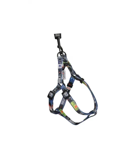 Camon Dog harness and leash Sport - Комплект нагръдник с повод за кучета от мини и малки породи , 10/1200 мм. 1