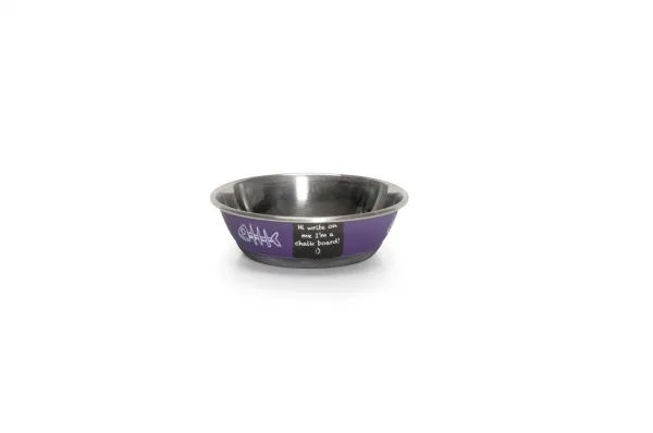 Camon Steel bowl - Метални купа за храна и вода за кучета и котки ,350 мл.