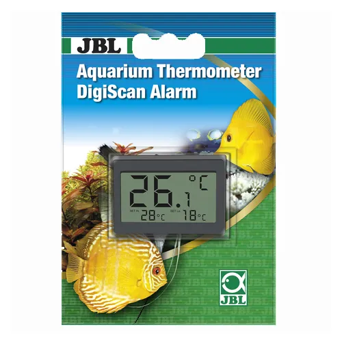 JBL Aquarium Thermometer DigiScan Alarm-Външен цифров термометър със сигнална функция, 0-37 градуса 1