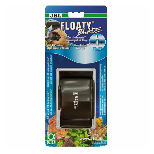 JBL Floaty XL Blade - Почистващ магнит за стъкла на аквариуми с дебелина до 25 мм с добавено острие 1
