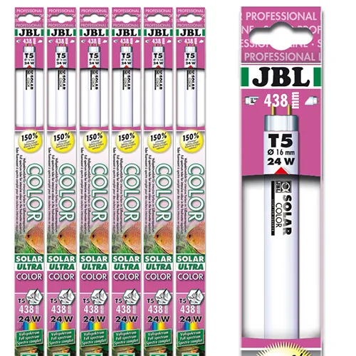JBL Solar Color T8 18W, 590 мм- Лампа/слънчева светлина за сладководен аквариум ,светлина с интензивни цветове 18 W 1