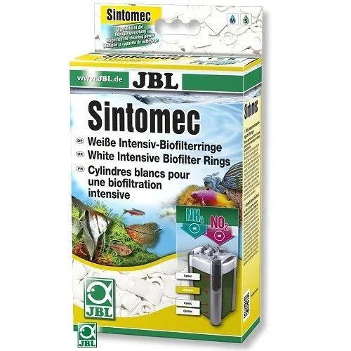 JBL SintoMec - Рингове от синтетично стъкло за интензивна биологична филтрация, 1л = 1200 кв.м. повърхност - 450 гр. 1