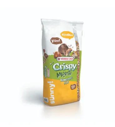 Versele-Laga Crispy Muesli Hamster & Co - Пълноценна храна за хамстери и други всеядни гризачи, 20 кг.