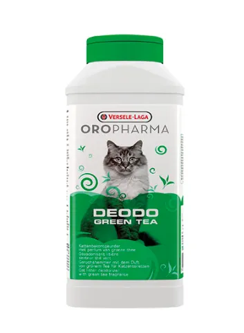 Versele-Laga ORO. Deodoo Green Tea - Дезодорант на прах за котешка тоалетна с аромат на зелен чай, 750 мл.