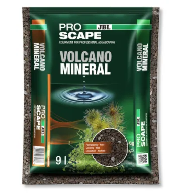 JBL ProScape Volcano Mineral - Прах ,субстрат от вулканични скали, богат на естествени минерали за всички сладководни аквариуми, 9 л.