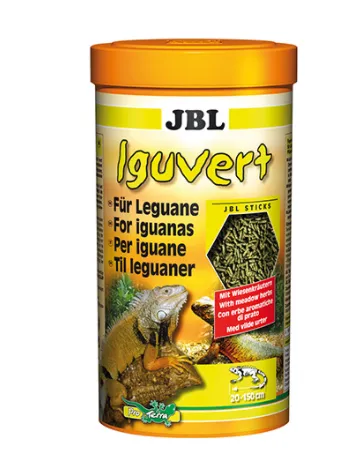 JBL Iguvert - Пълноценна храна за игуани и други видове растителноядни влечуги, 250 мл.