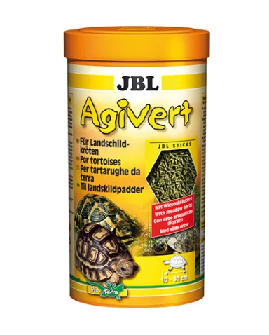 JBL Agivert - Балансирана храна за костенурки – пръчици с ливадни билки, 100 мл.