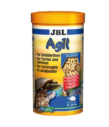 JBL Agil - Храна за костенурки на гранули, основна храна за водни костенурки 250 мл.