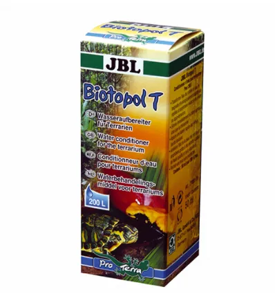 JBL Biotopol T - Препарат за отстраняване на вредните съставки на водата в терариумите, 50 мл.