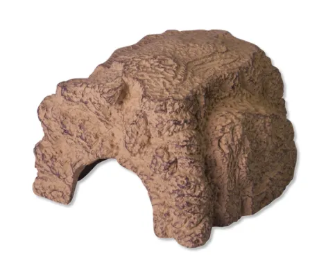 JBL ReptilCava SAND M -Пещера с цвят на пясък за терариумни животни, 130/100/150 мм.