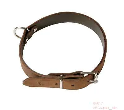 ABC Sport Klin Simple leather collar - Кожен нашийник за кучета, 20мм. / 34-47 см.