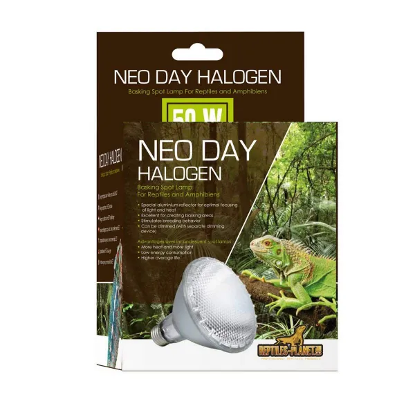 Savannah Neo Day Halogen - Халогенна лампа за терариум,улеснява храносмилането, 50 W