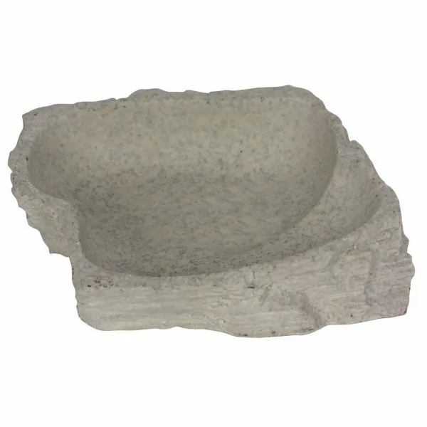 Savannah Bowl for turtles or reptiles Stone Age Dish Series - Каменна хранилка за терариум, 14 x 11 x 3 см.