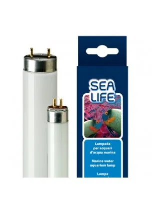 Ferplast AQUACORAL 30W LAMP T8 - Неонова лампа за морски аквариум, възпроизвежда ествствена светлина в подводната среда, 59.5 см.