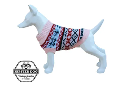 Freedog Jersey Oslo Rosa - Топъл пуловер за кучета, 45 см.