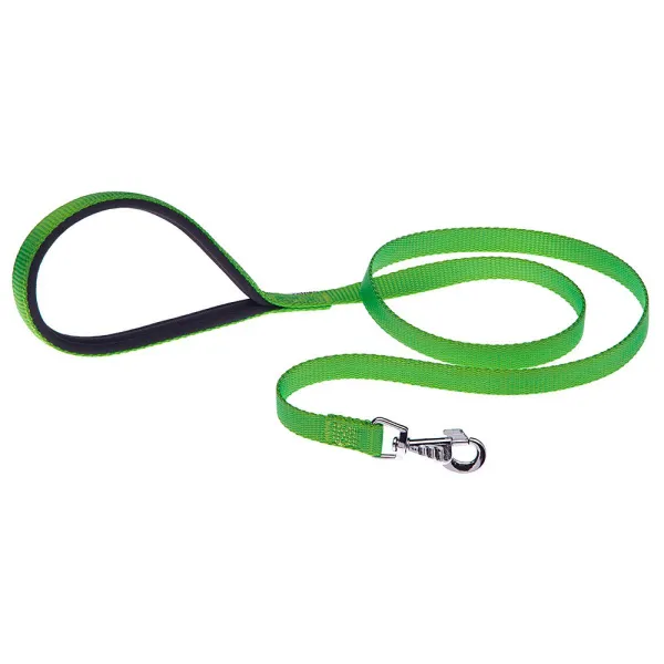 Ferplast Daytona Lead - Повод за кучета с ергономична форма на дръжката, 15мм/120 см. - зелен
