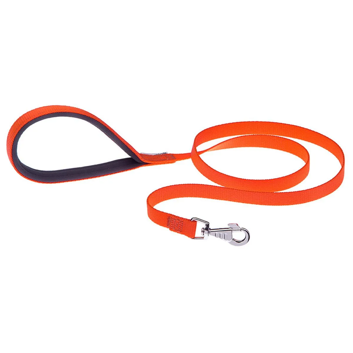 Ferplast Daytona Lead - Повод за кучета с ергономична форма на дръжката, 15мм/120 см. - оранжев