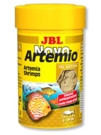 JBL NovoArtemio -Допълваща храна с артемия за тропически сладководни и морски риби, 100 мл.