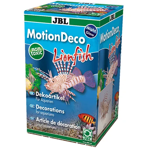 JBL MotionDeco Lionfish - Декоративна силиконова риба дракон за аквариуми,12/9 см. 2