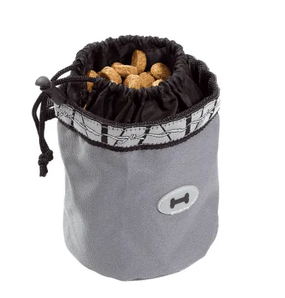Ferplast Croquette Dog Treat Bag - Тренировъчна чантичка за лакомства, 12/13 см. сива