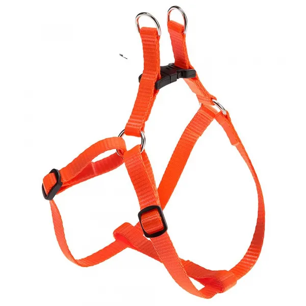 Ferplast Easy P - Регулируем удобен нагръдник за кучета с обиколка от 45 до 63 см. - оранжев