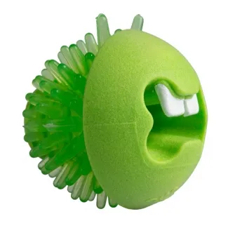 Rogz Fred Pink - Играчка за кучета с дупка за поставяне на лакомства - 6.4 см зелена