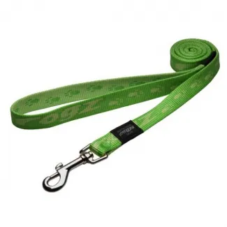 Rogz Alpinist Fixed Lead Medium - Повод за кучета 1.6 см./-1,4 м. зелен