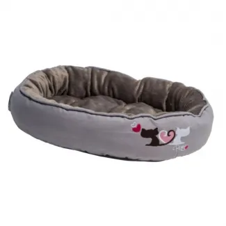 Rogz Trendy Podz - Дизайнерско легло за котки - 40 х 32 х 8 см. - сиво