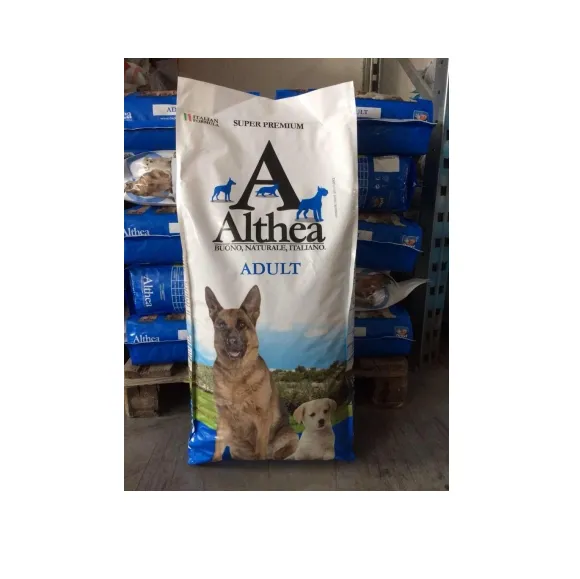 Althea Adult Dog - Пълноценна суха храна за израснали кучета с говеждо, агнешко, пилешко и сьомга, 15 кг.