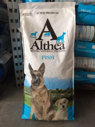 Althea Fish Adult - Пълноценна храна за израснали кучета с риба, 15 кг.