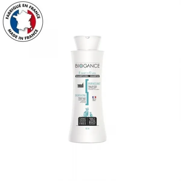 Biogance Fresh`N Pure Cat - Двойно хидратиращ шампоан за котки, 150 мл.