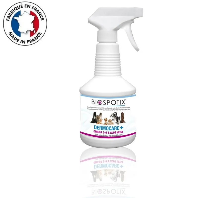 Biogance Dermocare+ Spray Dog - Успокояващ и овлажняващ спрей за кучета красива кожа и козина, 500 мл.