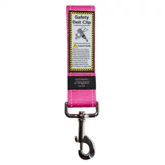 Rogz Safety Belt Clip - Щипка за предпазен колан , за кучета , розов 4.5 см.