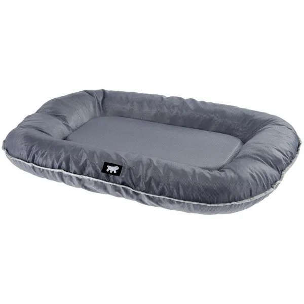 Ferplast Oscar - Мека постелка/легло с водоотблъскващ плат за кучета , 100/70/12 см. - сива 1