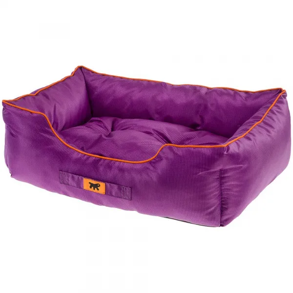 Ferplast Jazzy - Меко водоотблъсквщо легло с възглавница за кучета ,78 x 56 x h 22 см. - лилаво 1