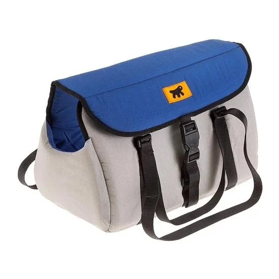Ferplast Milu - Транспортна чанта за кучета, 37 х 21 х 22,5см/синя.червена/ 2