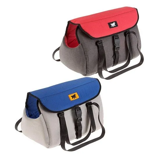 Ferplast Milu - Транспортна чанта за кучета, 42Х25Х25 см/синя.червена/ 1