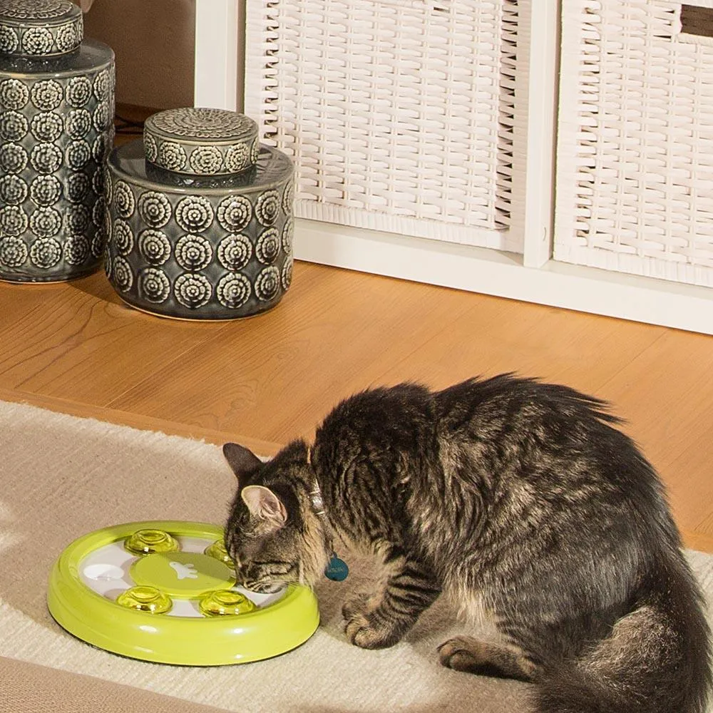 Ferplast Interactive cat toy - Интерактивна котешка играчка с пространства за лакомства,Ø 23 x 4,2 см. 3