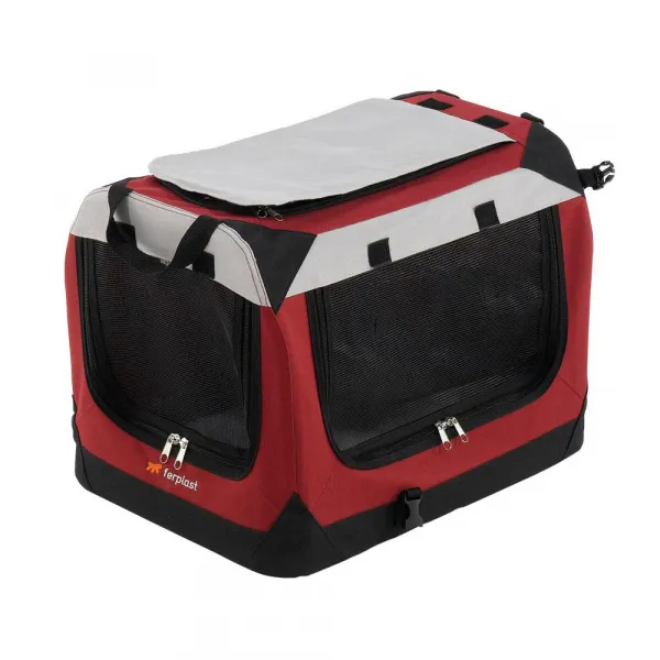 Ferplast Holiday - Транспортна сгъваема чанта с мек матрак за кучета, 49 x 34 x h 34 см. 1