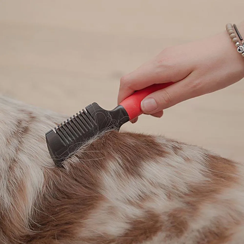 Ferplast Dog double-sided comb with razor - Гребен за разресване на кучета с бръснач, 18,3 x 4,5 x h 1,8 см. 2