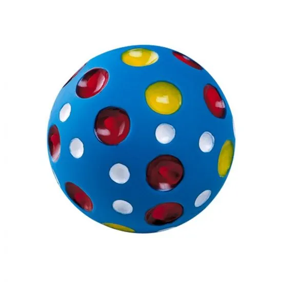 Ferplast - Cheese Ball Pa6010 - Гумена свиреща топка за кучета, 6 см.