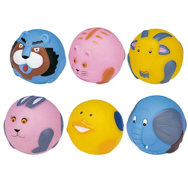 Ferplast Dog Ball - Кучешка винилова играчка - топка в различни цветове, 8 см.
