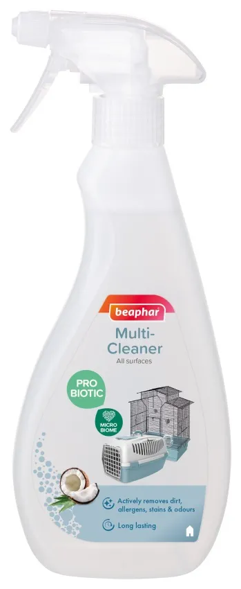 Beaphar Multi-Cleaner Probiotic - Спрей за дезинфекция с пробиотик, с аромат на кокос, 500 мл.