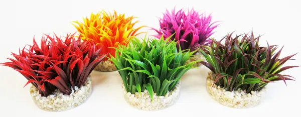 Sydeco Aqua Deluxe Grass - Декоративно растение за аквариуми и терариуми, 7 см./различни цветове