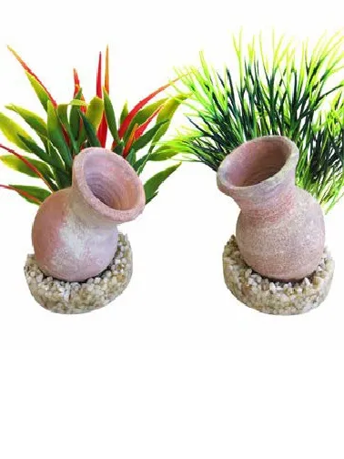 Sydeco Mini Jar Plants - Декоративно растение за аквариуми и терариуми, 12 см.