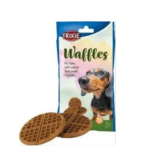 Trixie Waffles Chicken - Лакомство за кучета - вафли с пилешко месо 3 броя, 100 грама/ 2 пакета