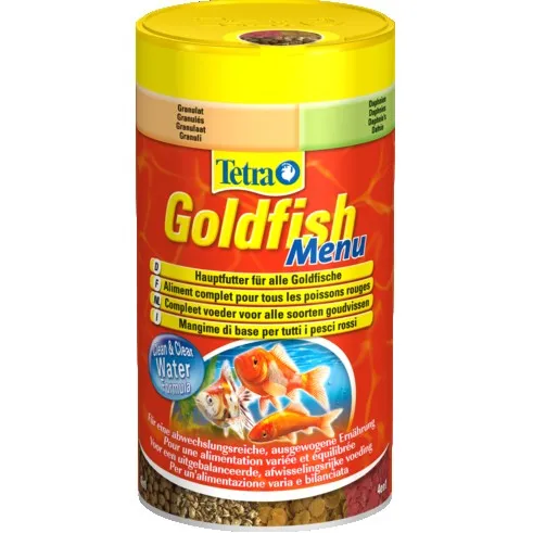 Tetra Goldfish Menu - Пълноценна и балансирана храна за златни рибки меню 250 мл.