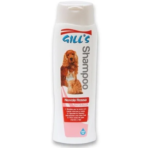 Croci Gills Shampoo Nuvola Rossa - Шампоан подходящ за померански шпиц и червенокосмести котки 200 мл.